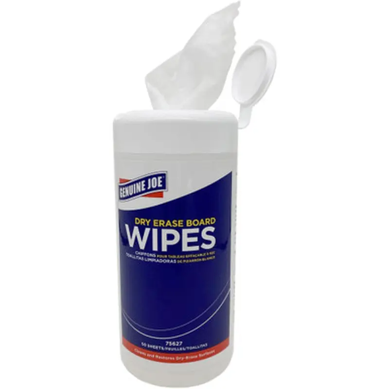 Genuine Joe 75627 Dry Erase Board Cleaning Wipes