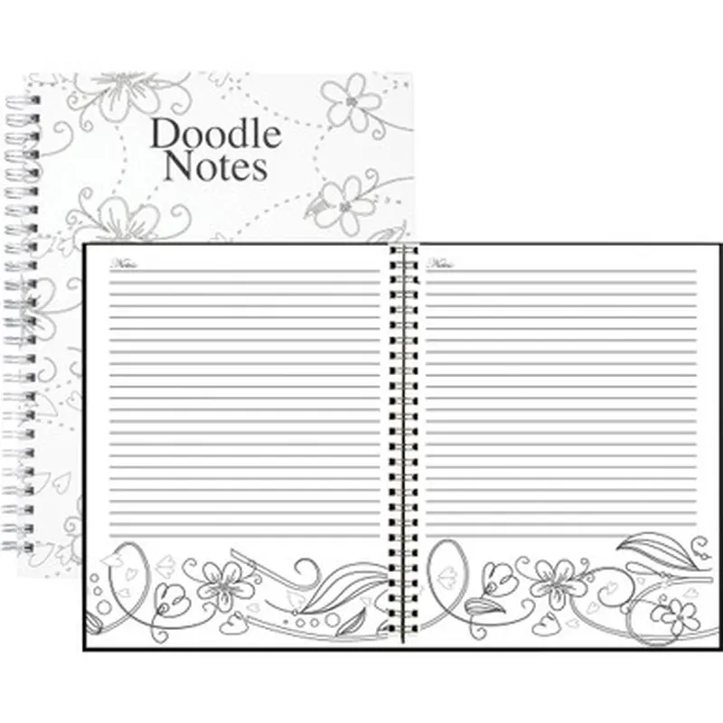 House of Doolittle 78190 Doodle Notes Spiral Notebook