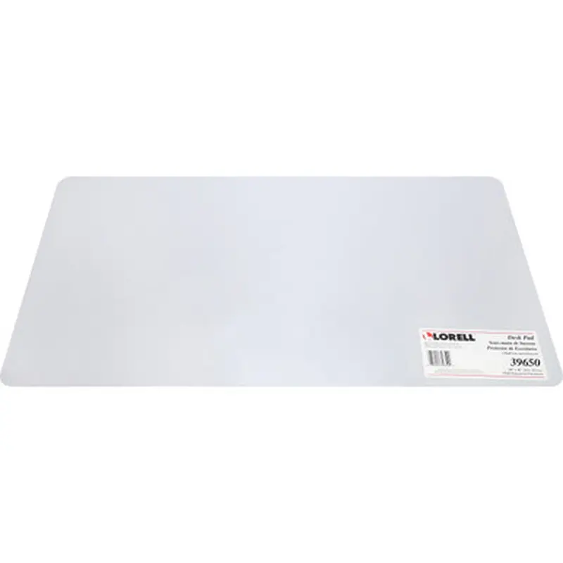 Lorell 39650 Rectangular Crystal-clear Desk Pads