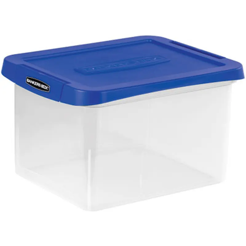 Fellowes 0086201 Heavy Duty Letter/Legal Plastic File Box
