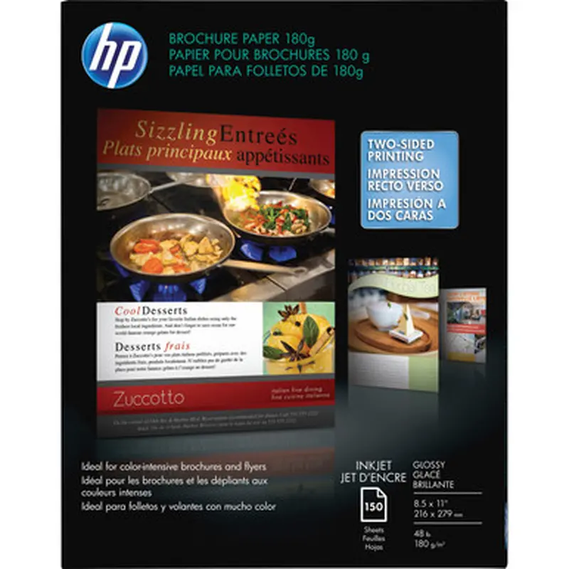 HP Q1987A Glossy Brochure Inkjet Paper