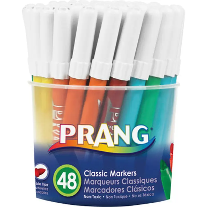 Prang 80848 Classic Bullet Tip Art Markers