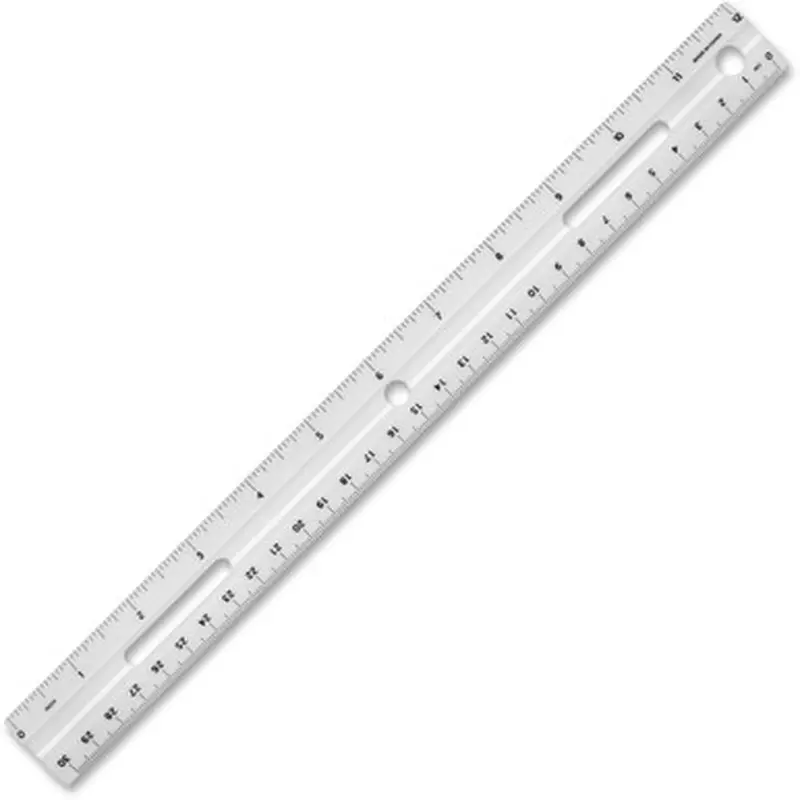 Business Source 32365 12&quot Plastic Ruler