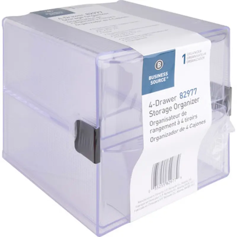 Business Source 82977 4-drawer Storage Organizer