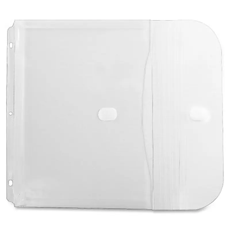 C-Line 57537 Binder Pocket, Side Loading, Clear, 5/PK