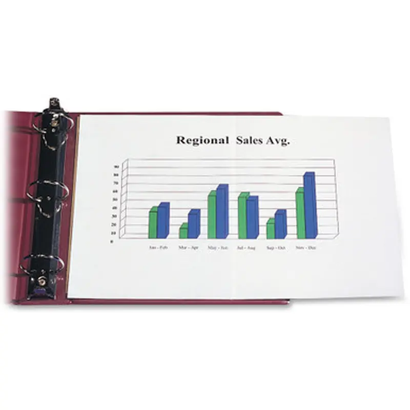 C-Line 62237 Panoramic Fold-Out Sheet Protectors