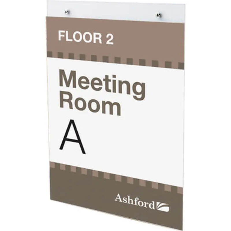 Deflecto 68201 Classic Image Wall Mount Sign Holders