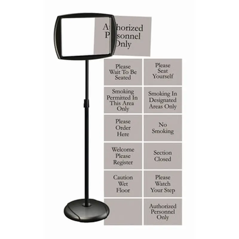MasterVision SIG05050505 Interchangeable Floor Pedestal Sign