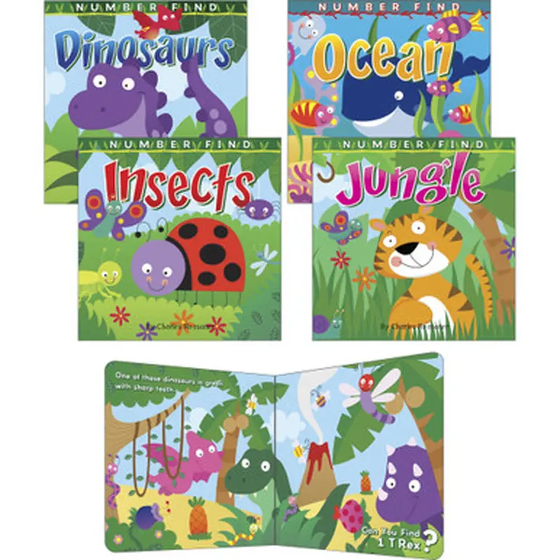 Rourke Educational 418778 Number Find Board Book Set