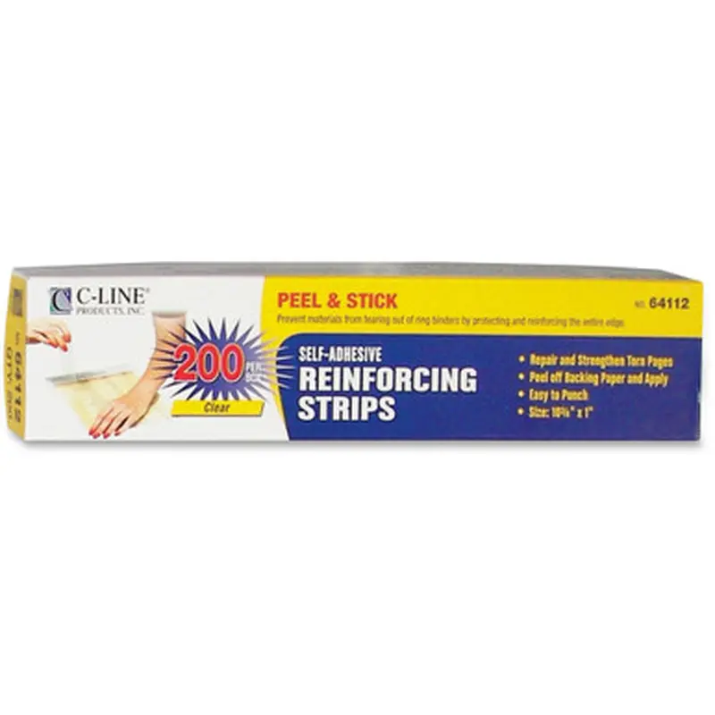 C-Line 64112 Self-Adhesive Reinforcing Strips