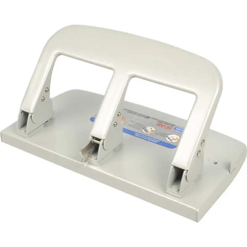CARL 63040 Heavy-duty 3-Hole Punch with Tray