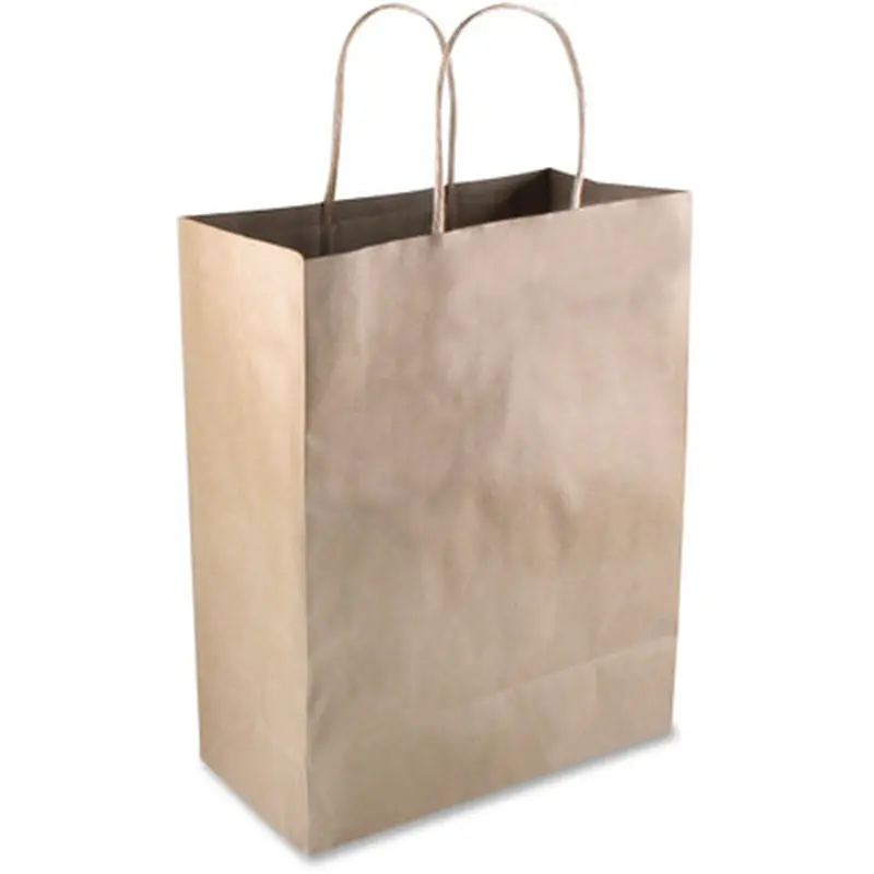 COSCO 091565 Premium Large Brown Paper Shopping Bags