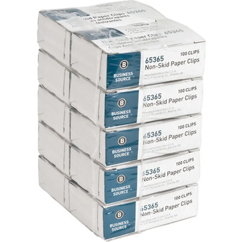 Business Source 65365 Non-Skid Paper Clips