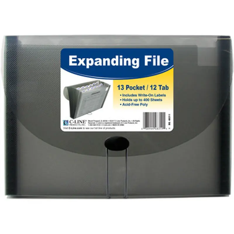 C-Line 48311 13-pocket Letter-size Expanding File