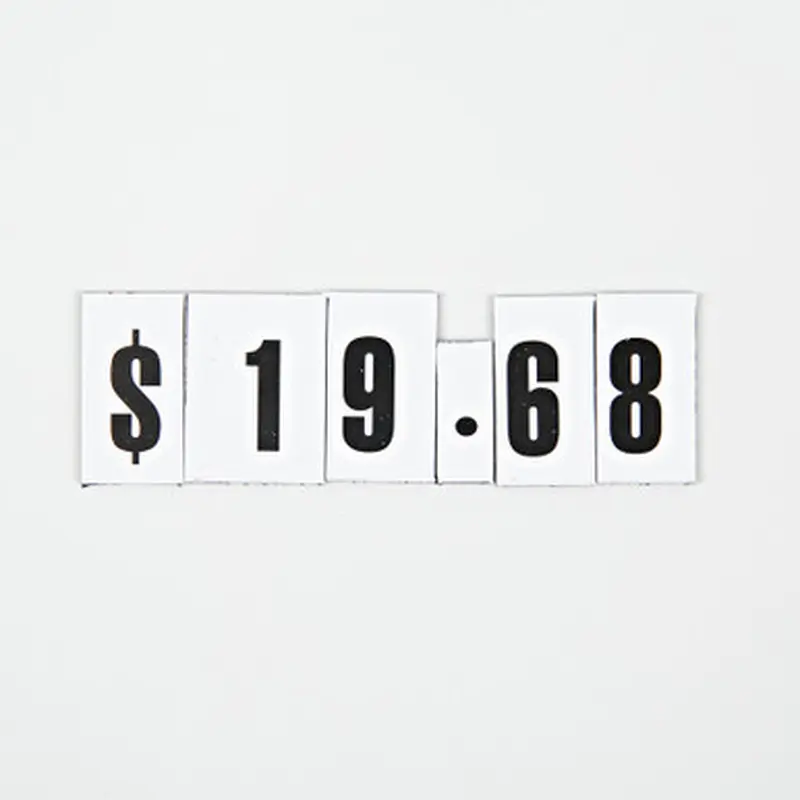 MasterVision KT2020 Magnetic numbers