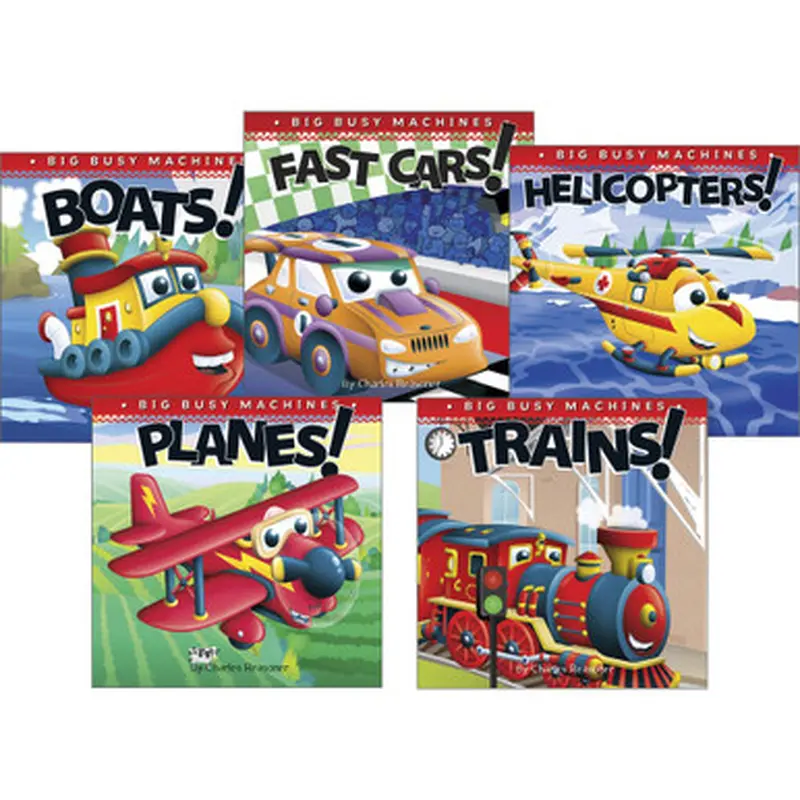 Rourke Educational 418723 Big Busy Machines Board Book Set