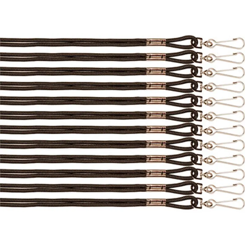 Champion Sports 126BLK Heavy-duty Nylon Lanyard