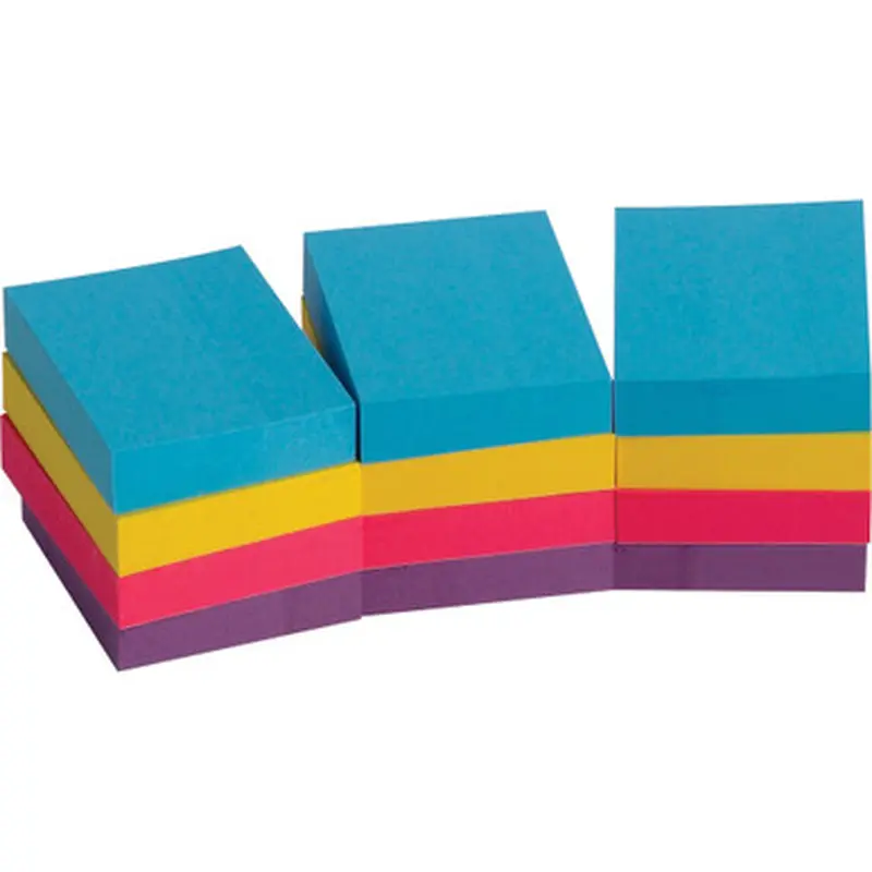 Business Source 16498 Extreme Color Adhesive Notes