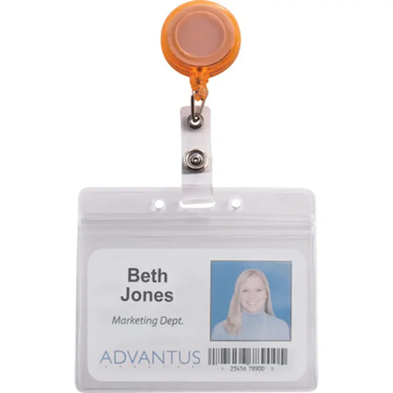 Advantus 91161 4-Color Neon Set ID Card Reels