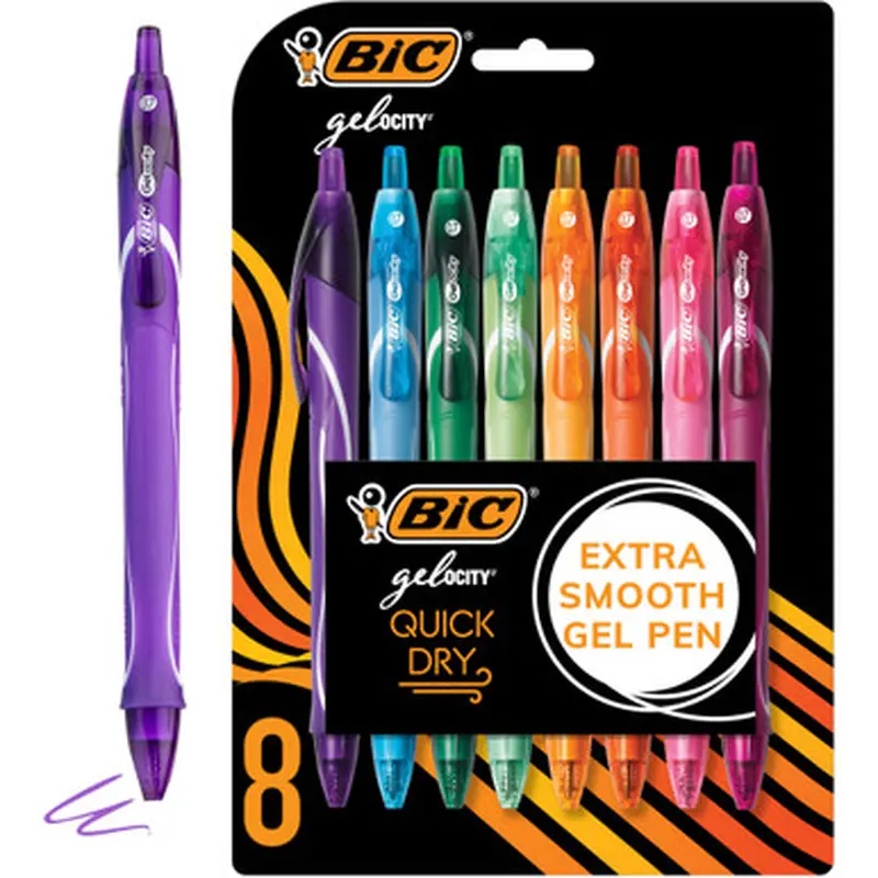BIC America RGLCGAP81AST Gel-ocity Retractable Pen