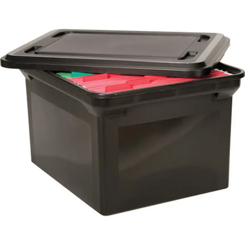 Advantus 34052 File Tote with lid