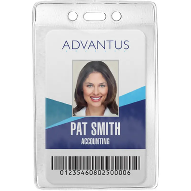 Advantus 75419 Vertical Security Badge Holder