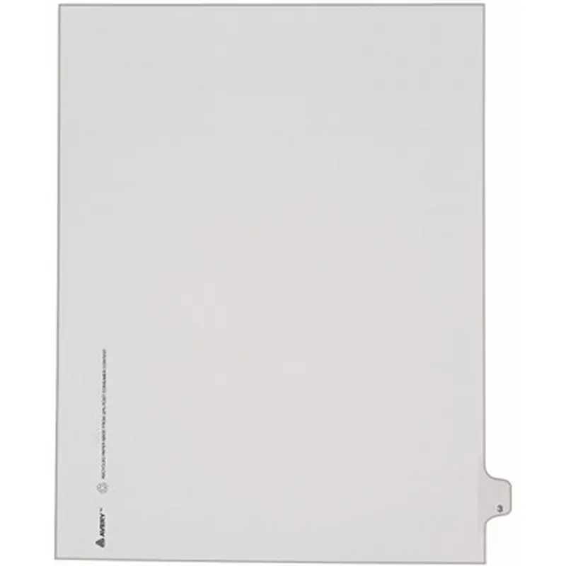 Avery 82201 Alllstate Style Individual Legal Dividers