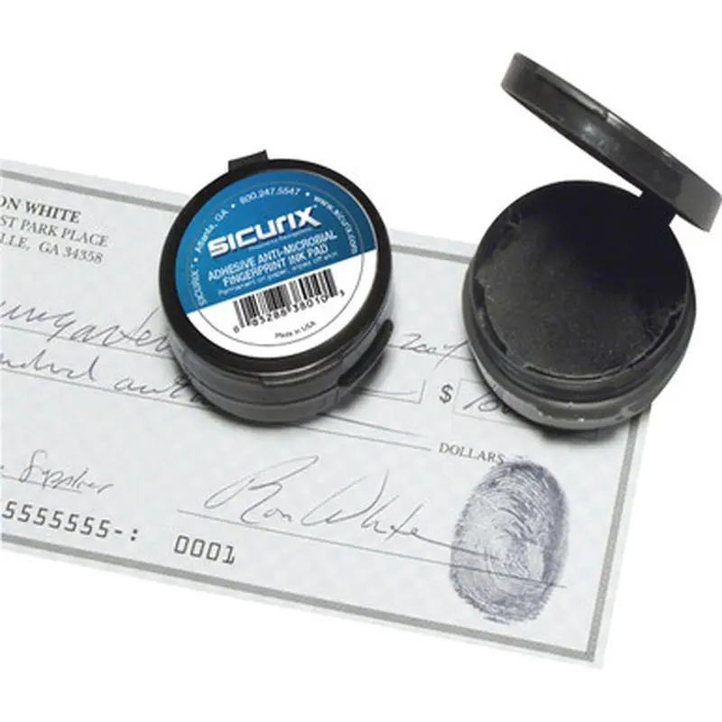 SICURIX 38010 Adhesive Fingerprint Ink Pad