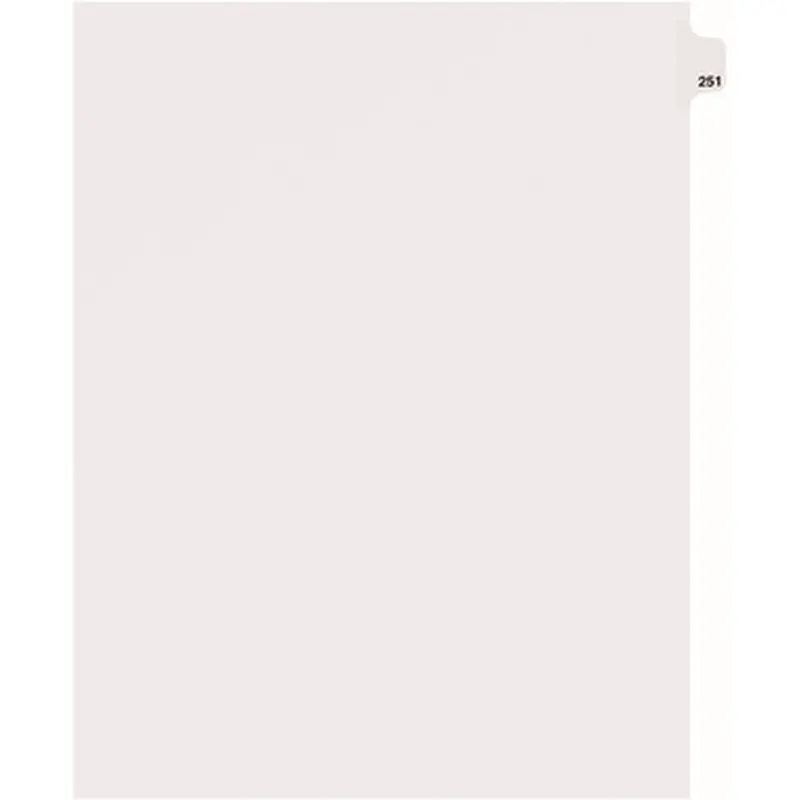 Avery 82467 Side Tab Individual Legal Dividers