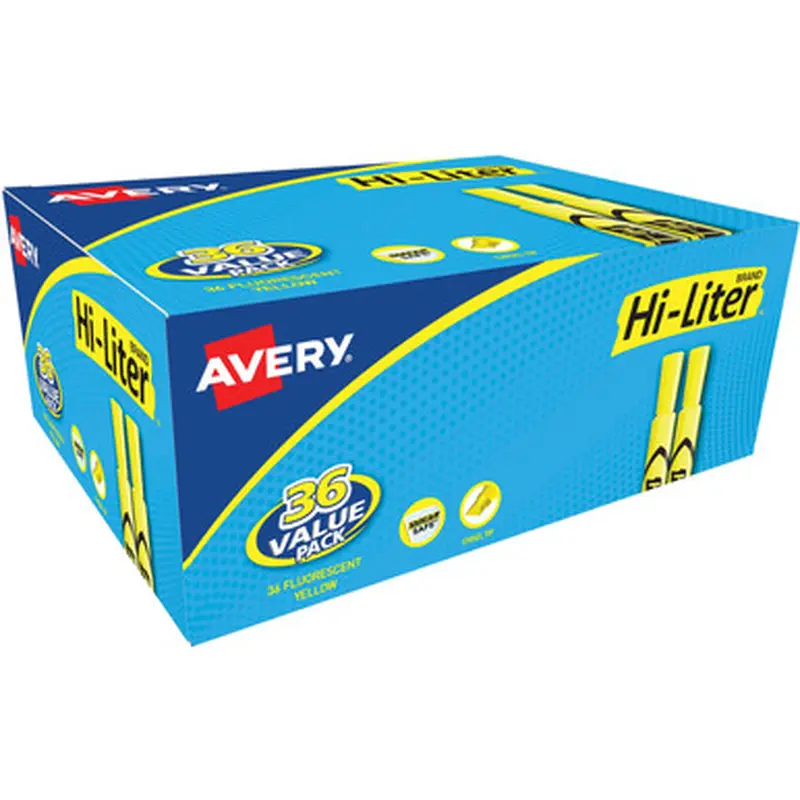 Avery 98208 Hi-Liter Desk-Style Highlighters