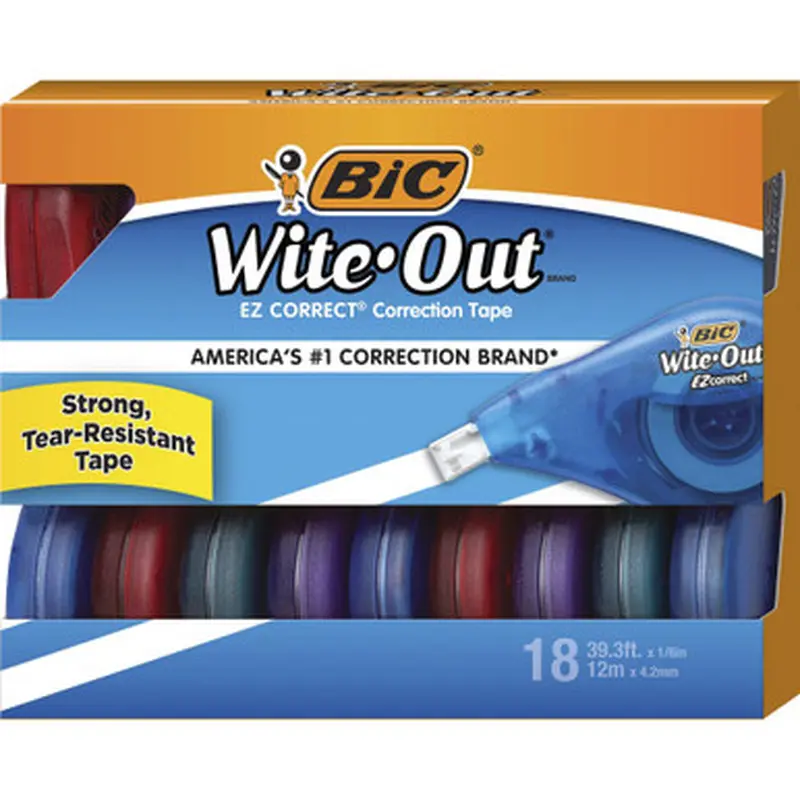 BIC WOTAP18 Wite-Out EZ CORRECT Correction Tape