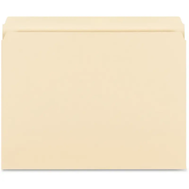 Business Source 16518 Straight-Cut 1-ply Tab Heavyweight File Folders