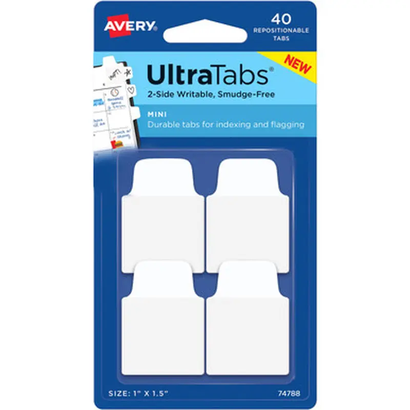 Avery 74788 Ultra Tabs Repositionable Mini Tabs