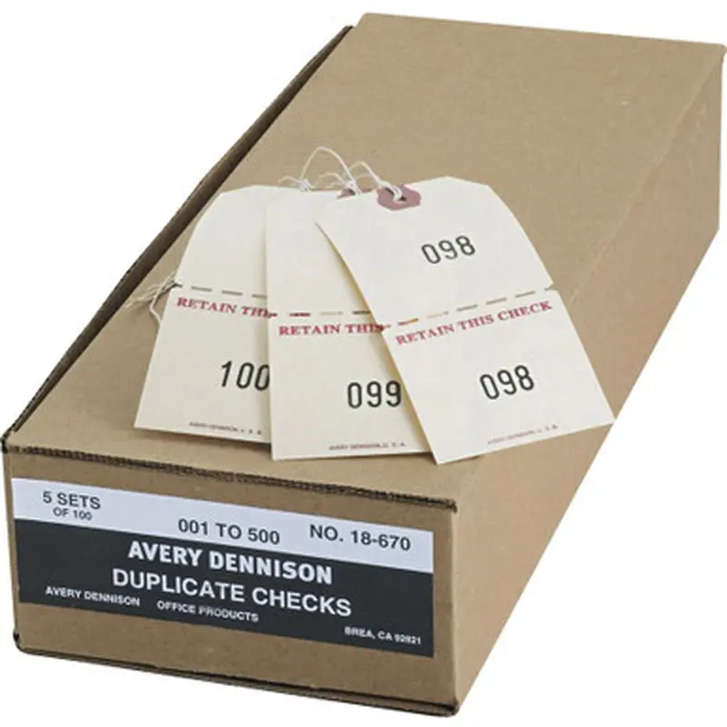 Avery 18670 Duplicate Auto Park Tags