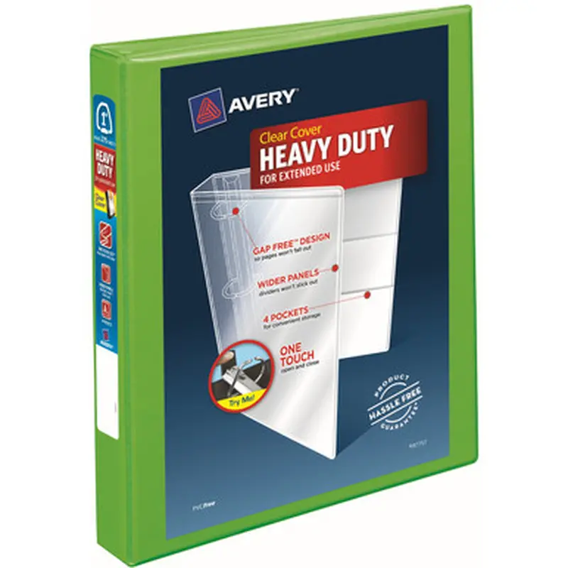 Avery 79770 Heavy-Duty View Binders - Locking One Touch EZD Rings