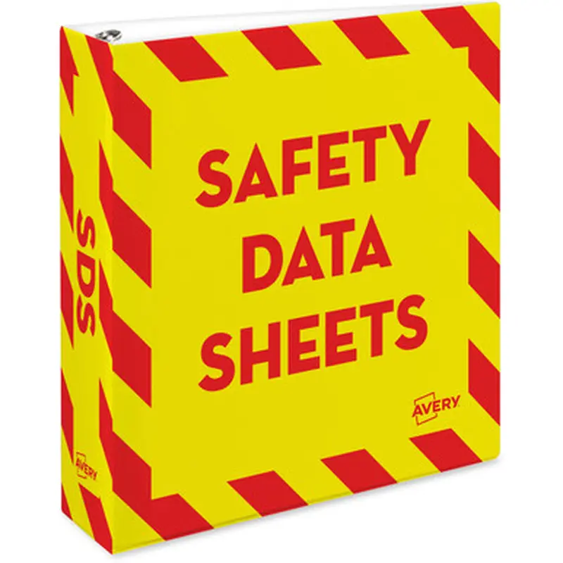Avery 18951 2&quot Heavy-Duty Industrial SDS Binder - One-Touch Rings