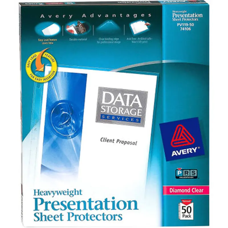 Avery PV119-50 Heavyweight Sheet Protectors