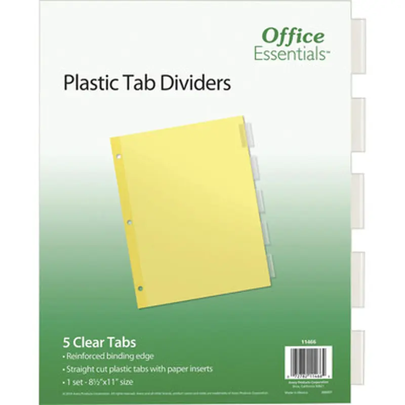 Avery 11466 Office Essentials Insertable Dividers