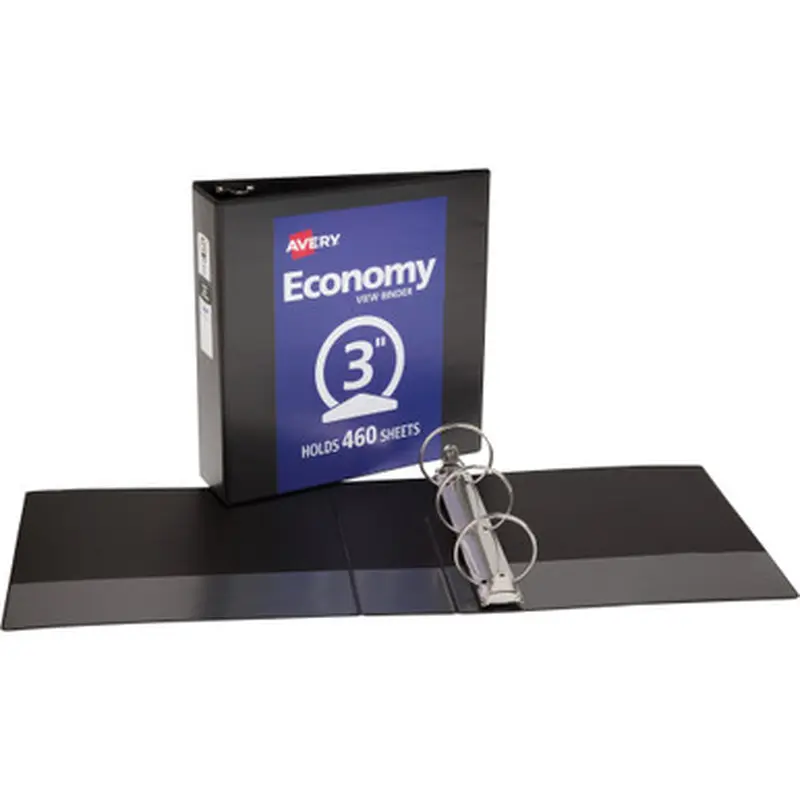 Avery CV11-25-BK Economy View Binder