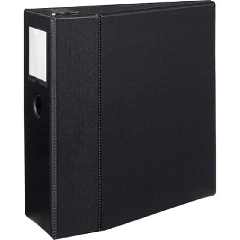 Avery SR11-50L-BK DuraHinge Durable Binder with Label Holder