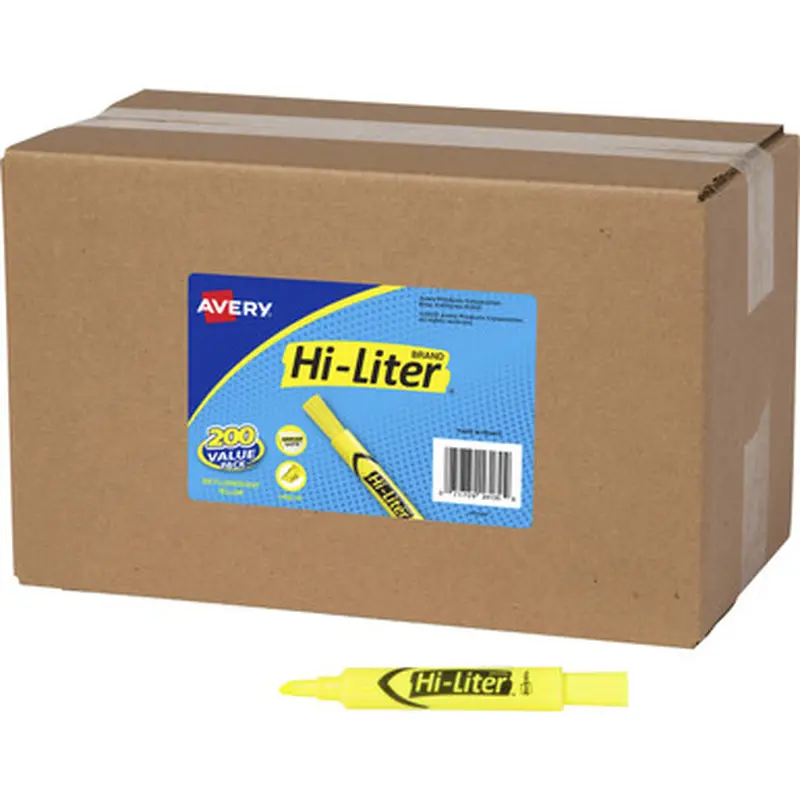 Avery 24130 Desk-Style Highlighters Value Pack