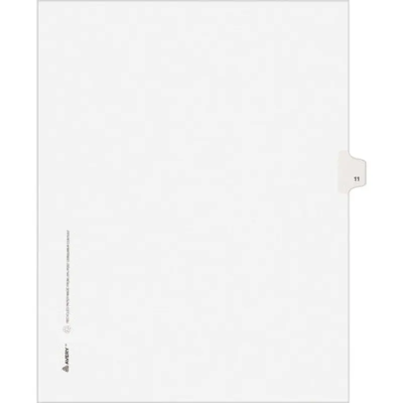 Avery LGLTS11 Individual Legal Exhibit Dividers - Avery Style - Unpunched