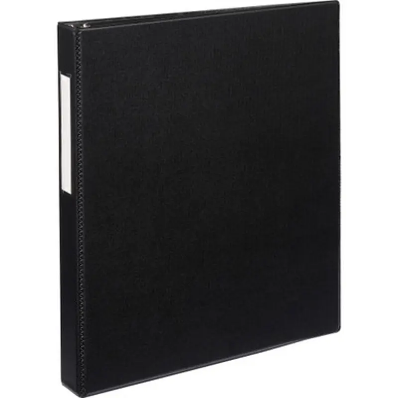 Avery SR11-10L-BK DuraHinge Durable Binder with Label Holder