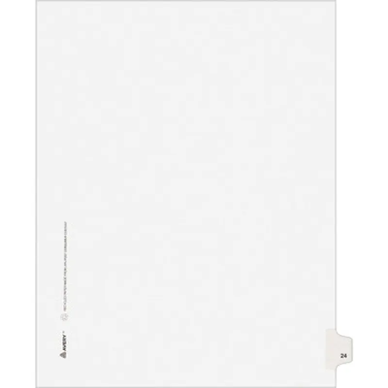 Avery LG24LTS Individual Legal Exhibit Dividers - Avery Style