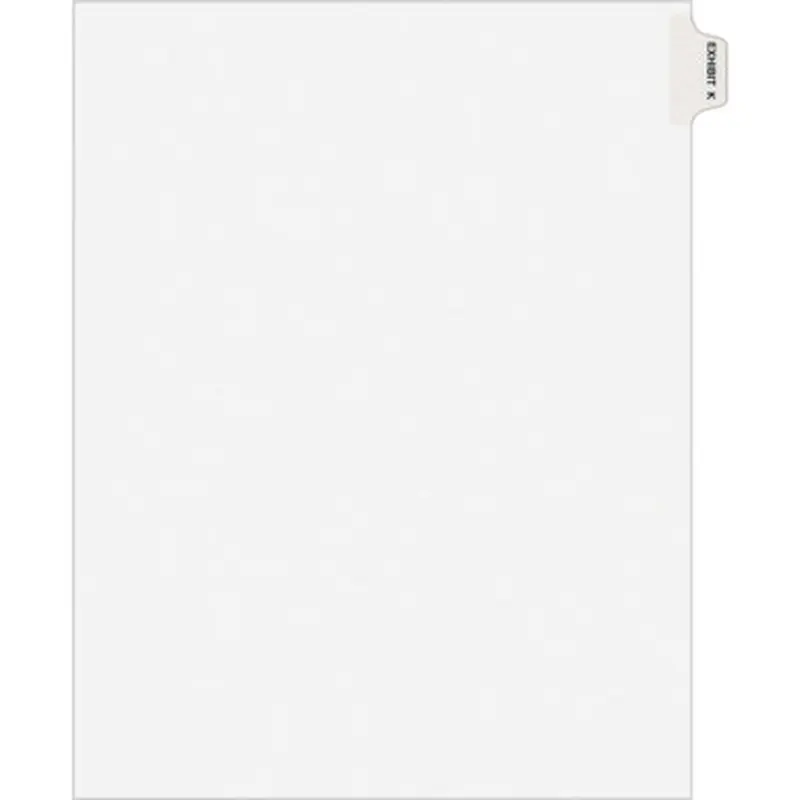 Avery 1381 Individual Legal Exhibit Dividers - Avery Style