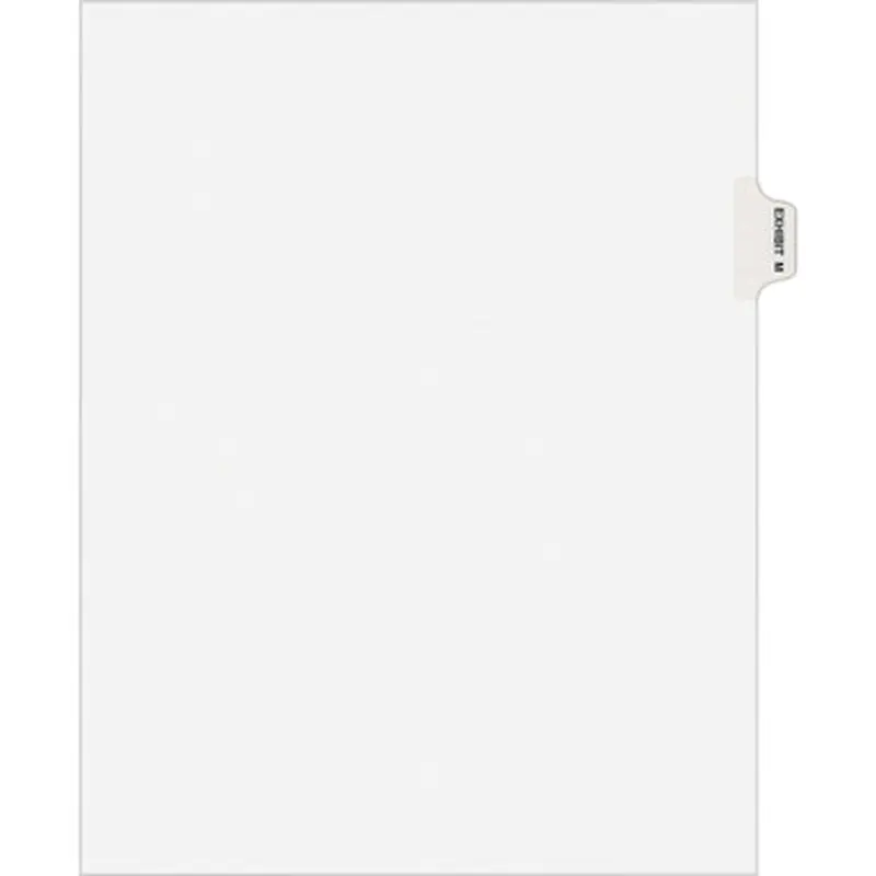 Avery 1383 Individual Legal Exhibit Dividers - Avery Style