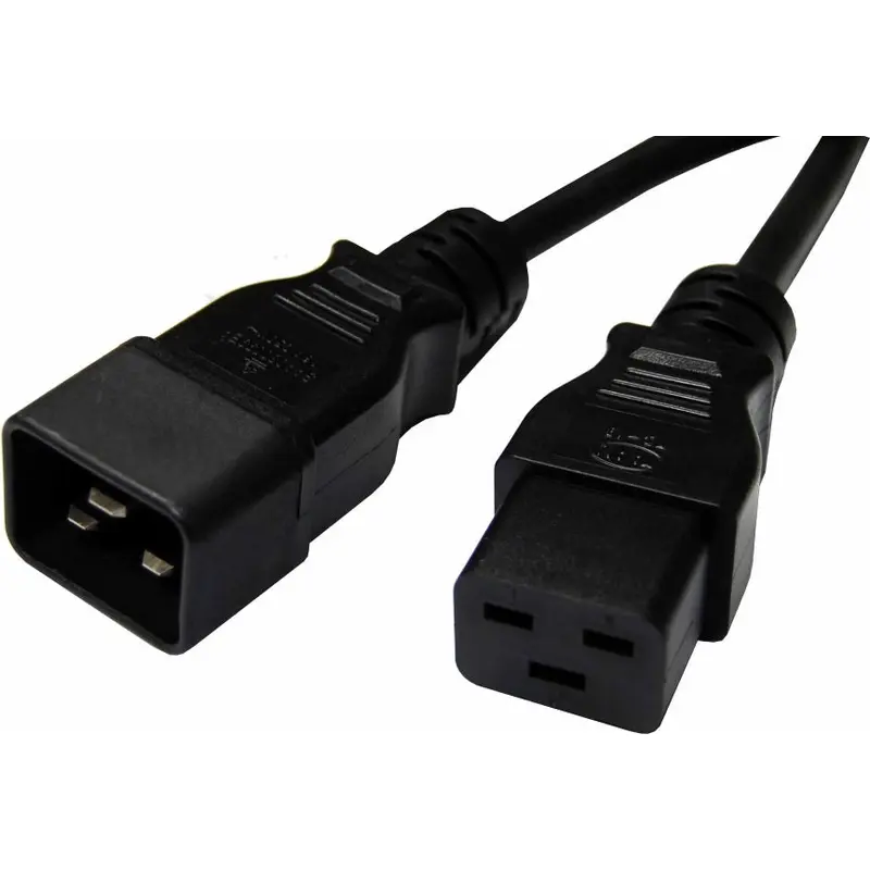 8Ware 5m Power Extension Cable Lead 15A IEC-C19 to IEC-C20 Male to Female for UPS PDU PC Servers Rack-mount Power Distribution Units