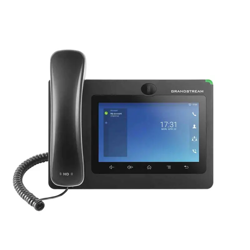 *LS* Grandstream GXV3370 16 Line Android IP Phone, 16 SIP Accounts, 1024 x 600 Colour Touch Screen, 1MB Camera, Building Bluetooth Wifi, Powerable Via