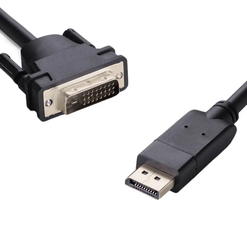 8ware DisplayPort DP to DVI-D 2m Cable Male to Male 24 1 Gold plated Supports video resolutions up to 1920x1200/1080P Full HD @60Hz