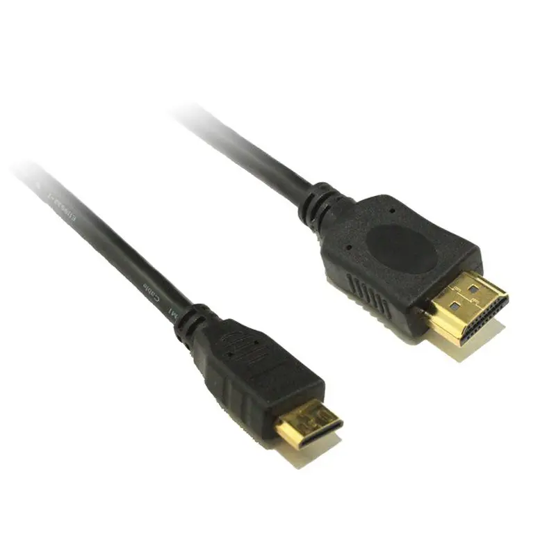 8Ware Mini HDMI to High Speed HDMI Cable 2m Male to Male 1.4v 28 AWG Standard HDMI Male to Male